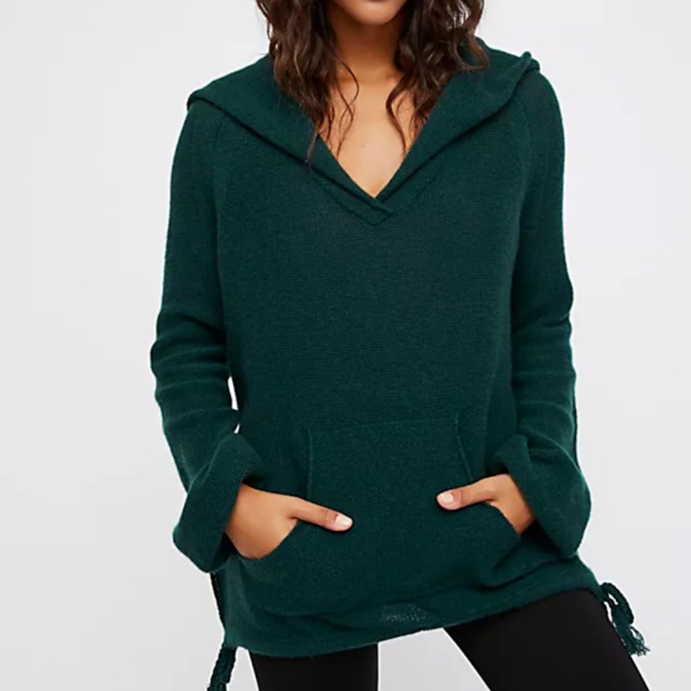 Free People Cashmere Greenwomen's Hoodie